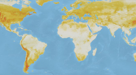 Potential global distribution of Chytrid fungus